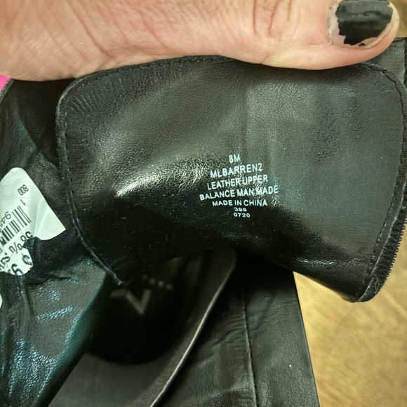 Marc Fisher Women's Black Crocodile Barren 2 Lace Up combat boots size 8 - Picture 5 of 10